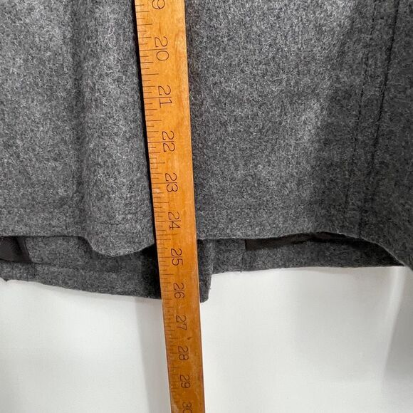 Gap Gray Long Sleeve Double Breasted Peacoat Wool Blend Jacket Size Large - Picture 10 of 10